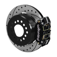 Wilwood Brake Kit Rear DP-DB Parking Lug 12.19 Rotor SRP Black Small for Ford Kit
