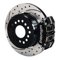Wilwood Brake Kit Rear DP-DB Parking Lug 12.19 Rotor SRP Black Small for Ford Kit