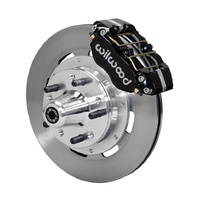 Wilwood Brake Kit Front DP-DB Big Brake (Hub) Lug 12.19 Rotor Plain Face Black Art Morrison Roadster Kit
