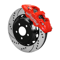 Wilwood KIT FRONT MUSTANG 2015-UP AERO6 15.00 ROTOR SRP RED W/LINES