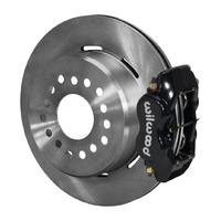 Wilwood KIT REAR DISC/DRUM BIG For Ford 2.36 OFFSET 1PC BLACK POWDER COAT