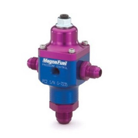MagnaFuel 2 Port Fuel Regulator x1 -10AN In x2 -6AN Out 750+ HP 4-12 Psi