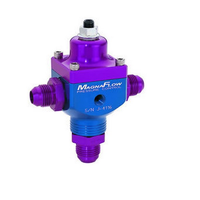 MagnaFuel 2 Port Fuel Regulator x1 -10AN In x2 -8AN Out 1600+ HP 4-12 Psi