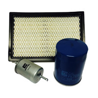 Wesfil Air/Oil/Fuel Filter Service Kit For Ford Falcon EA 6CYL 