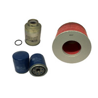 Wesfil Air/Oil/Fuel Filter Service Kit for Toyota Landcruiser 100 Series 4 2L D 1HZ 