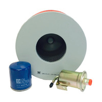 Wesfil Air/Oil/Fuel Filter Service Kit for Toyota Landcruiser 100 Series 4 7L V8 MPFI 2UZ-FE For 1998-10/07 