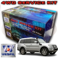 Wesfil Air/Oil/Fuel Filter Service Kit For Mitsubishi Pajero 3 2L Di-D NS/NT/NW Series 4M41 