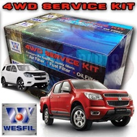 Wesfil Air/Oil/Fuel Filter Service Kit For Holden Colorado 2 5L TD, 2 8L TD Colorado 7 2 8L TD 06/12-ON