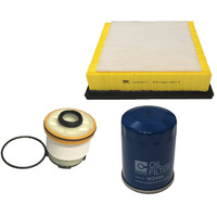 Wesfil Air/Oil/Fuel Filter Service Kit For Mitsubishi Triton 2 4L TD 01/15-ON 4N15 
