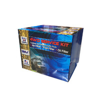 Wesfil Air/Oil/Cabin/Fuel Filter Service Kit For Ford Ranger 2 2L TD & 3 2L TD P4AT/P5AT 2011-ON Ford Everest 3 2L TD P5AT 2015-ON 