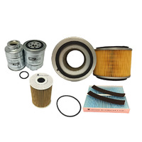 Wesfil Air/Oil/Cabin/Fuel Filter Service Kit for Nissan Patrol GUII 3 0L Turbo Diesel