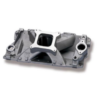 Weiand SB Chev Team G Intake Manifold 1957-1986 262ci-400ci, 1987-later with Aluminium Heads