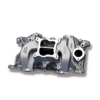 Weiand SB Chrysler Action +Plus Intake Manifold 318 (late style), 340, 360 V8, Satin Finish