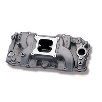 Weiand BB Chev Stealth Intake Manifold 396-502ci with Performance Oval Port Heads, Satin Finish