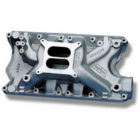 Weiand SB for Ford Stealth Intake Manifold 351 Windsor, Satin Finish