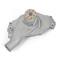 Weiand BB Chev Action+Plus Water Pump With "Twisted Snout" design, Short , Satin Finish