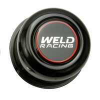Weld Racing Wheel Aluminium Center CAP 5-LUG 3.16' ODX2.20'TALL Black PUSH THRU