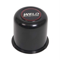 Weld Racing Wheel Aluminium Center CAP Black PUSH THRU 5LUG 3.16' ODX3.25' TALL