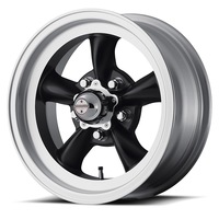 American Racing Wheel VN105D 15X6 5X4.75 STN BLK MCH LIP 04MM PAINTED MACHINED