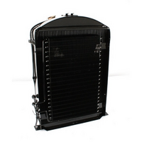 Cobra Z Series Cool-Mate Radiator With A/C Condenser Suit 1932 Ford B Model Center Inlet Right Outlet SB Chev 289 302 Windsor V8