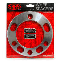 SAAS Wheel Spacer x 2 Universal 6 Stud 6mm WS6006