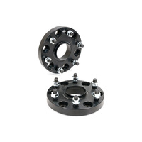 SAAS 25mm Wheel Spacers for Nissan Navara D22 Forged Aluminium Hub Centric 2 Pack