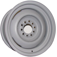 Wheel Vintiques Gennie Steel Rim 16 x 6" Grey Primer Finish 4-1/2 & 4-3/4" Bolt Circle With 3-3/4" Back Space