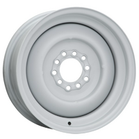 Wheel Vintiques Solid Steel Rim 15 x 10" Grey Primer Finish 4-1/2 & 4-3/4" Bolt Circle With 5" Back Space
