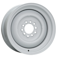 Wheel Vintiques Solid Steel Rim 15 x 5" Grey Primer Finish 4-1/2 & 4-3/4" Bolt Circle With 3-1/4" Back Space