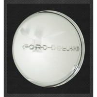 Wheel Vintiques Stainless 1940 Deluxe Cap Smooth With For Ford Deluxe Logo
