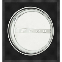Wheel Vintiques Stainless 1947-48 For Ford Cap Smooth With For Ford Logo