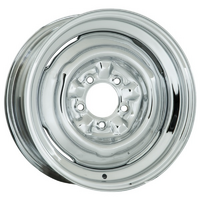 Wheel Vintiques Chrome O.E For Ford Rim Chev Style 15 x 10" 4-3/4" Bolt Circle With 4-1/2" Back Space