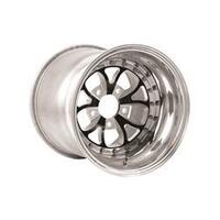 Weld Racing Wheel Racing V-Series 15x8'' Black/Polished V-Series 5X4.75'' Bolt Pattern 4'' Backspace WE84B-508278