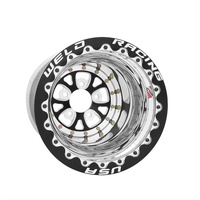 WELD V-Series Drag Wheel Black Black SBL MT WE84BD-BSBLMT