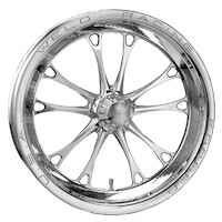 Weld Racing Wheel V-Series Frontrunner 17x2.25 Size Anglia Spindle Bolt Pattern 1.13 in. Backspace Polished  Each WE84P-17000