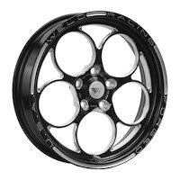 Weld Racing Wheel Magnum Frontrunner 15x3.5 Size Anglia Spindle Bolt Pattern 1.75 in. Backspace Black  Each WE86B-15000