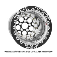 Weld Racing Wheel Racing Magnum 2.0 15x8'' Black/Polished Magnum 2.0 5X4.5'' BP 3'' Backspace - Black DBL MT WE86B-508206MB