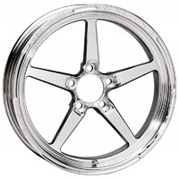 Weld Racing Wheel Alumastar Frontrunner 15x3.5 Size 5x4.5 Bolt Pattern 1.75 in. Backspace Polished  Each WE88-15204