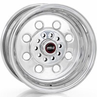 Weld Racing Wheel DFS Draglite 15x8 Size 5x4.5 Bolt Pattern 4.5 Backspace Polished Center Polished Shell Each WE90-58348