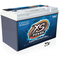 XS Power 12V BCI Group 31 AGM Battery Max Amps 5 000A CA: 1360 Ah: 110 4000W / 5000W