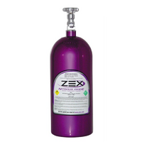 Zex 10 lbs Purple Nitrous Bottle With Hi-Flow Valve -4an