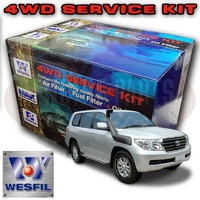 Wesfil Air/Oil/Fuel Filter Service Kit for Toyota Landcruiser 200 Series 4 7L V8 MPFI 2UZ-FE For 11/07-on 
